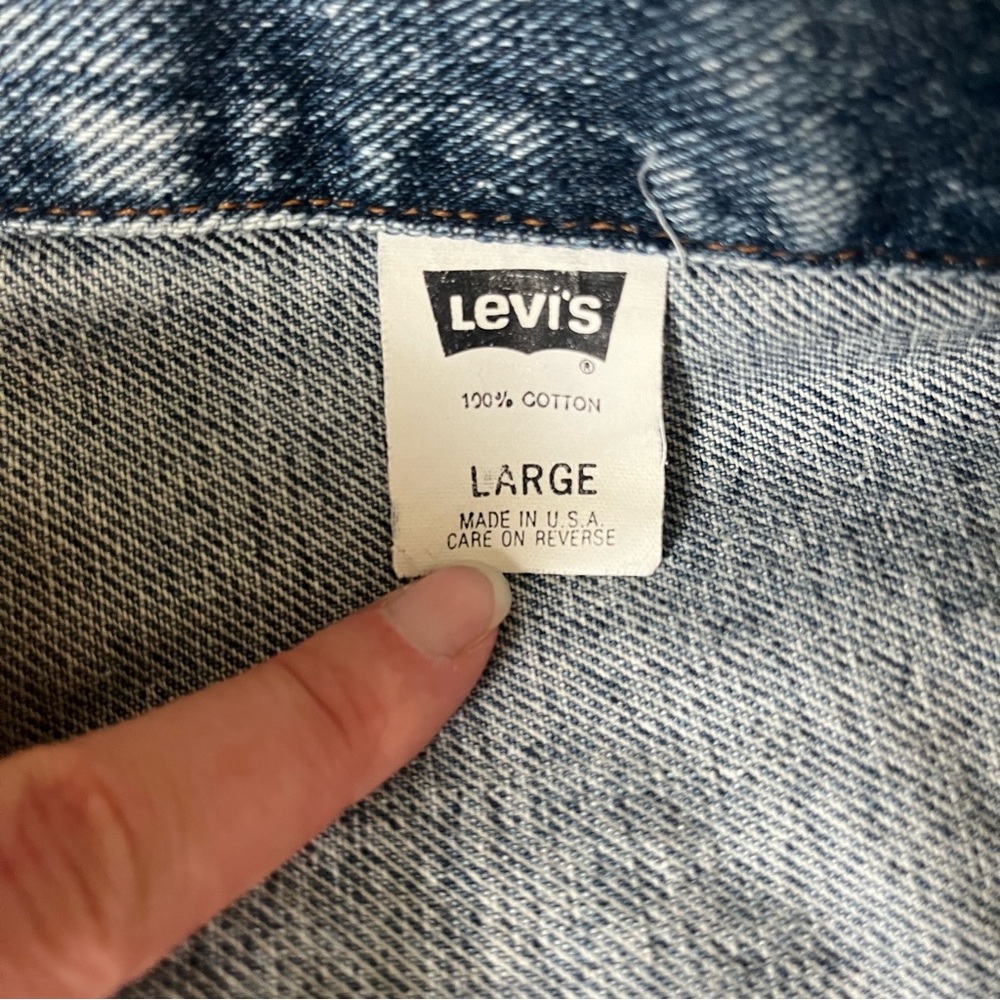 Levi's Blue Denim Jacket - Picture 7 of 11